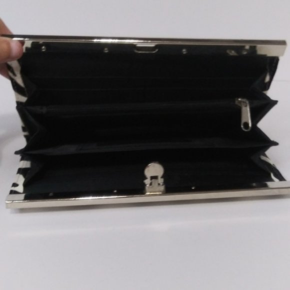 Vintage y2k Zebra stripe wallet - Picture 2 of 2